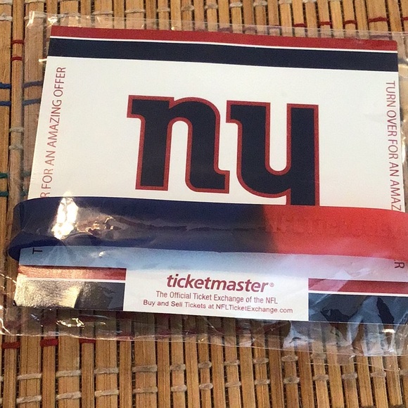 NFL Other - NY GIANTS FOOTBALL / TICKETMASTER collectible band
